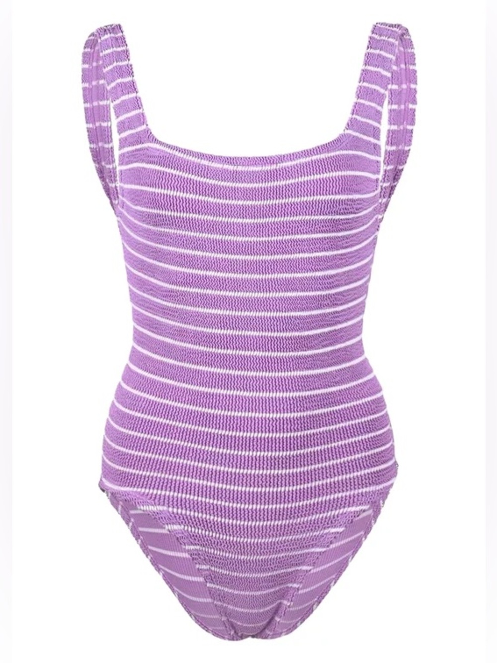 Hunza G Striped one-piece Swimsuit